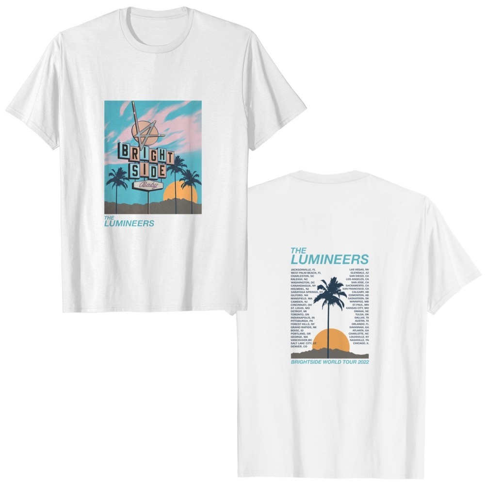 The Lumineers Brightside World Tour 2 Sided Shirt